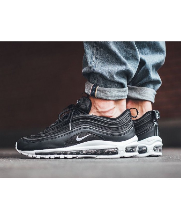 Homme Nike Air Max 97 Noir Blanc