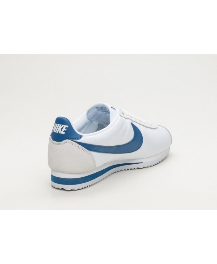 nike cortez blanc bleu