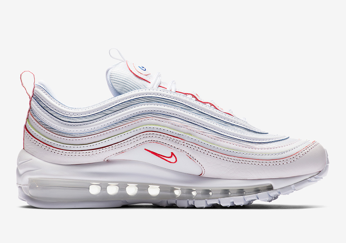 Nike Air Max 97 SE Femme Tea Berry Bordeaux Blanc Rouge Bleu Il n'y a aucun avis sur ce produit.