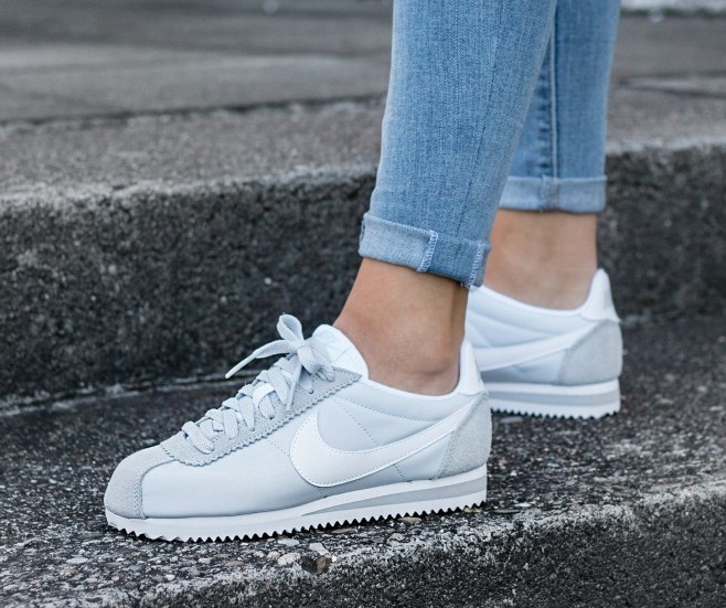 nike classic cortez femme gris